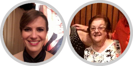 Claudia Aguiar e Neusa Lopes